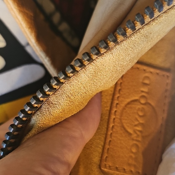 Romygold Woven Leather/Brackets Women's Spacious Travel Bag, Buttery Cream, New - Picture 7 of 8